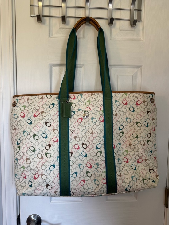 Coach Handbags - Coach Multicolor Tote
